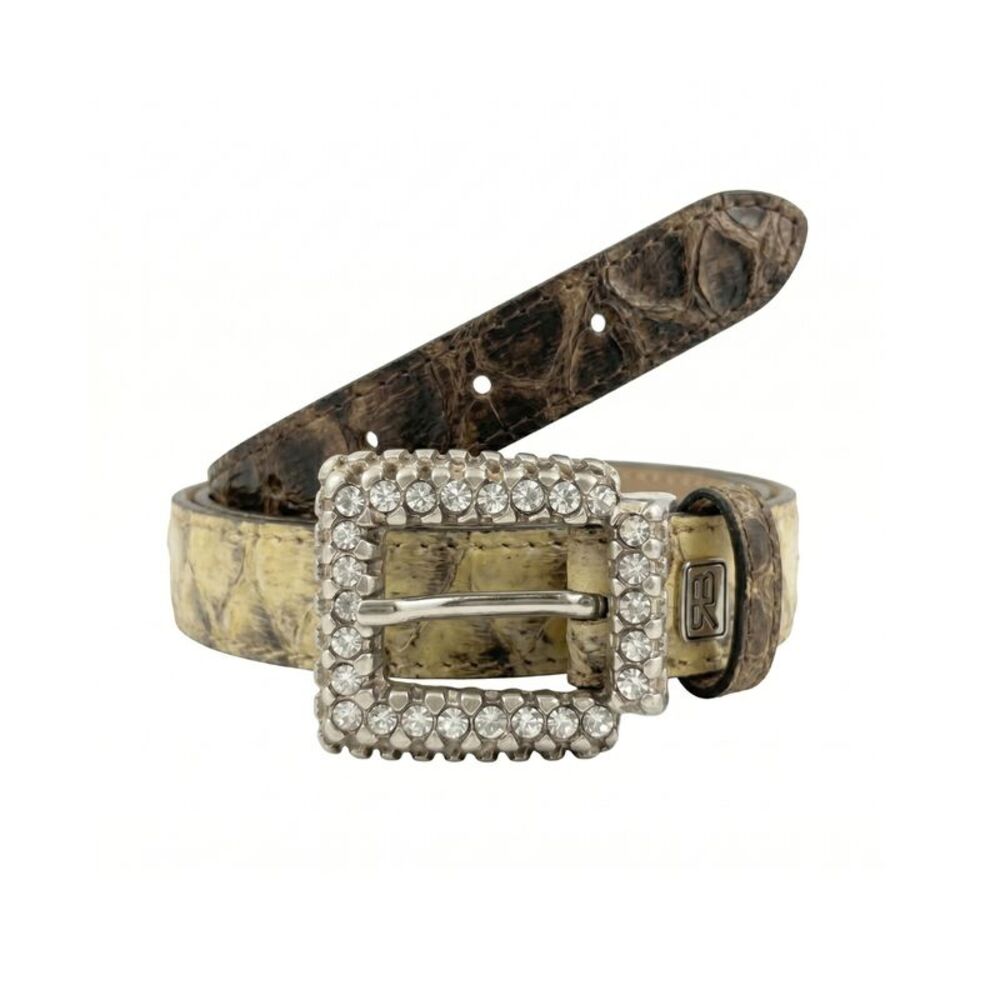 Renato Balestra Natural Serpente Tan Adjustable Womens Belt